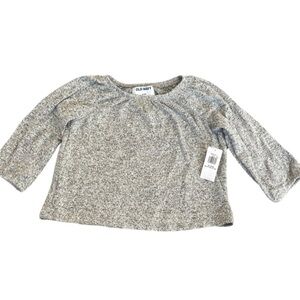 NWT- Old Navy comfy grey top 12-18 months